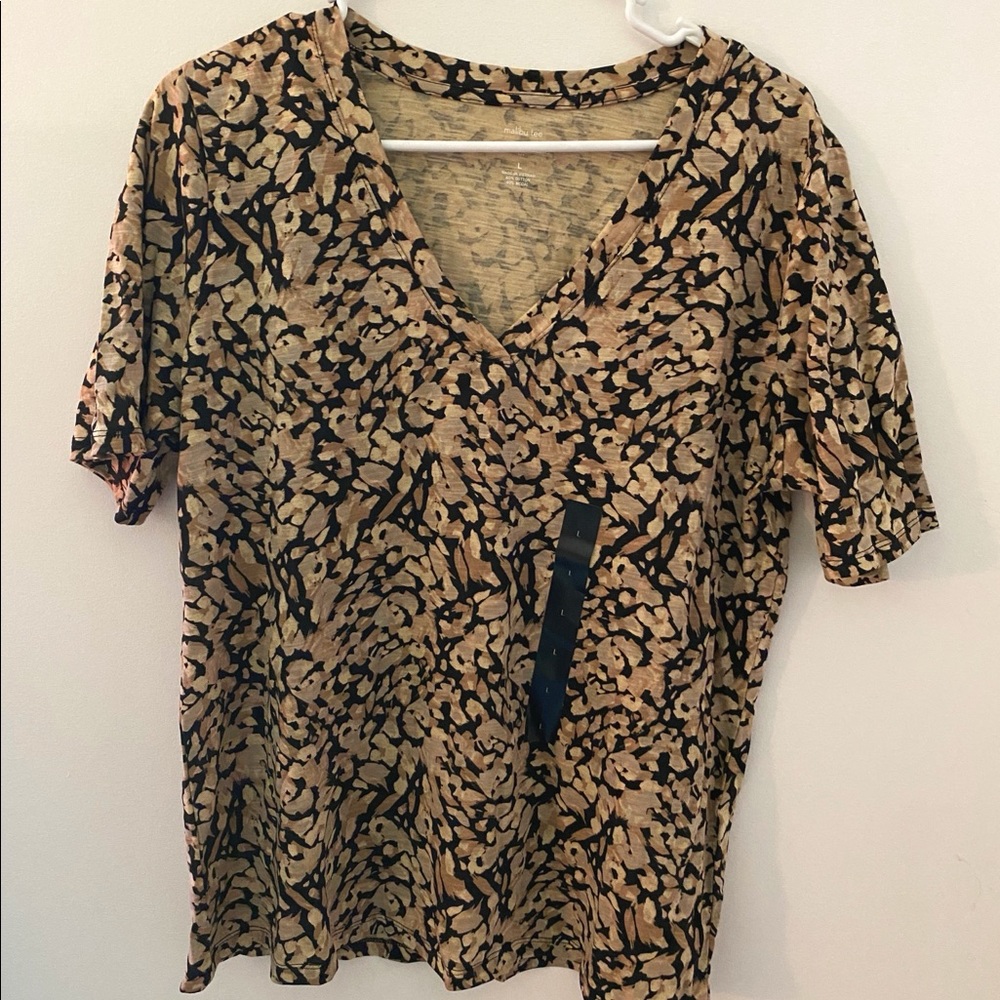 Banana Republic Malibu Tee - Animal Print